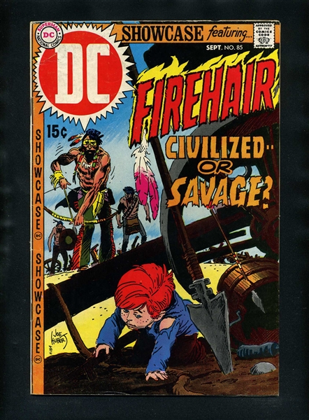 Showcase #85 VG/F 1969 DC 1st Firehair Comic Book